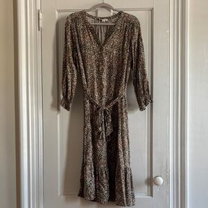 beachlunchlounge Multicolor Floral Midi Dress